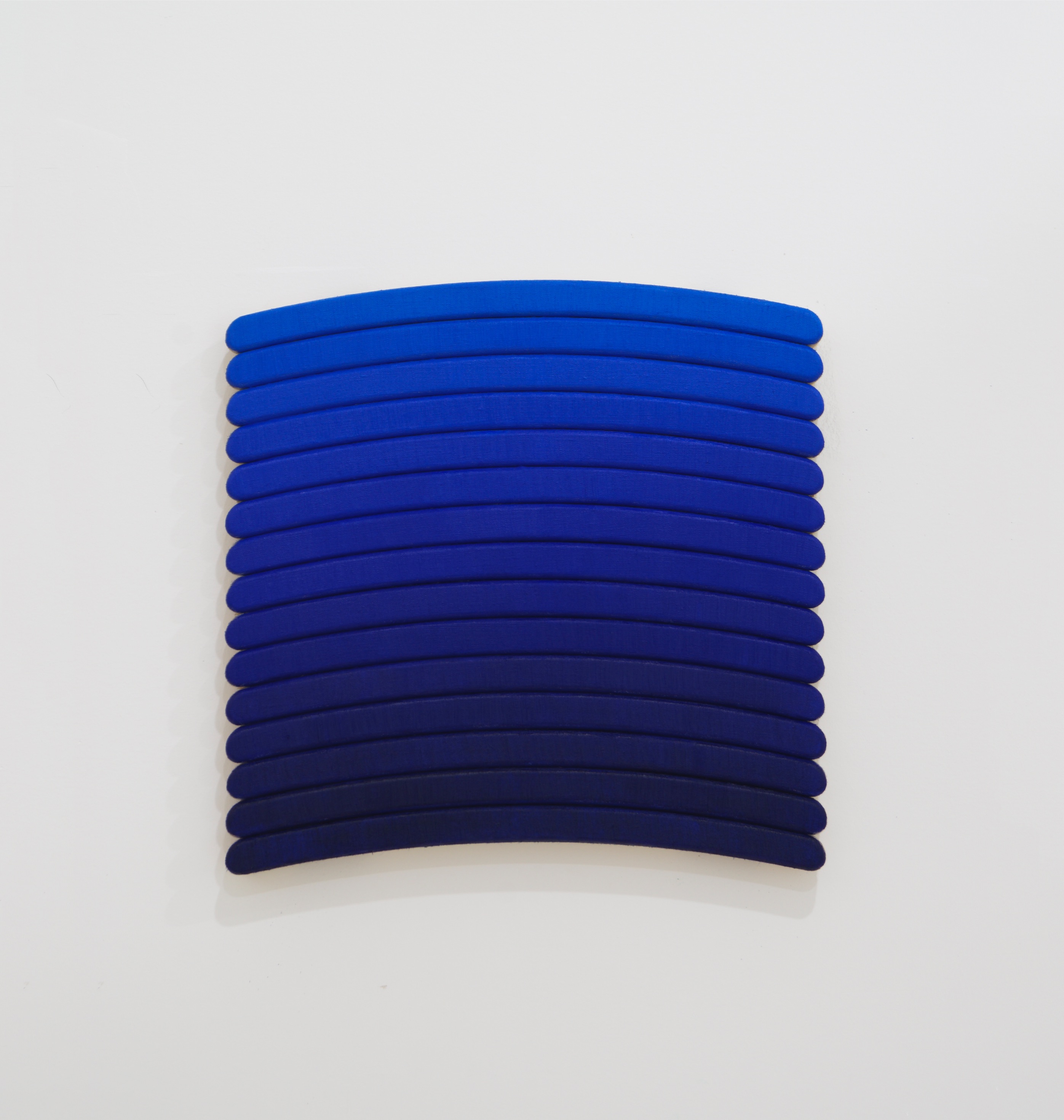 2 Luke Diiorio - Untitled, 2019, Oil on linen over shaped panel. 19 x 19 inches, - 48,3 x 48.3 CM