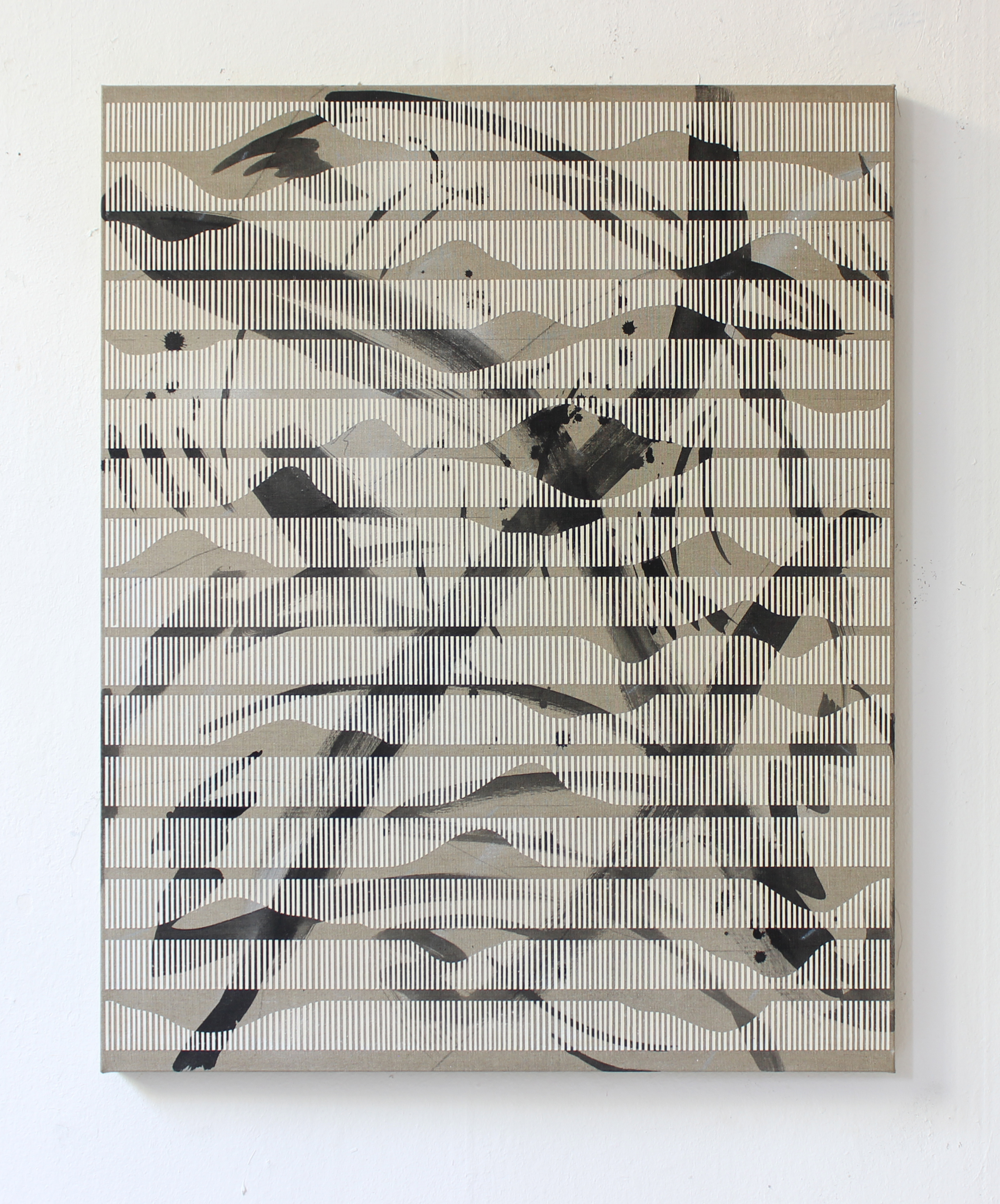 Frank Moll untitled (SP) 2021 101 x 91 cm Acryl auf leinwand stahlrahmen