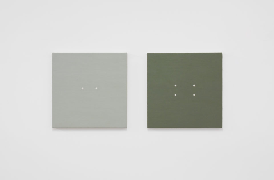 Matthew Feyld acrylic gel medium and pigmented modeling paste on canvas over panel 16x16 inch