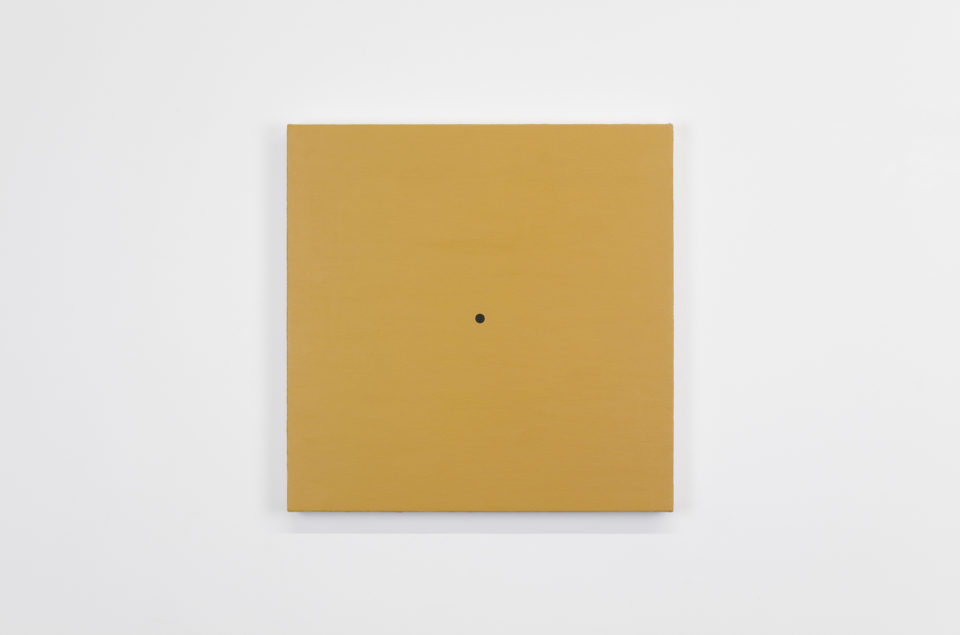 Matthew Feyld acrylic gel medium and pigmented modeling paste on canvas over panel 16x16 inches