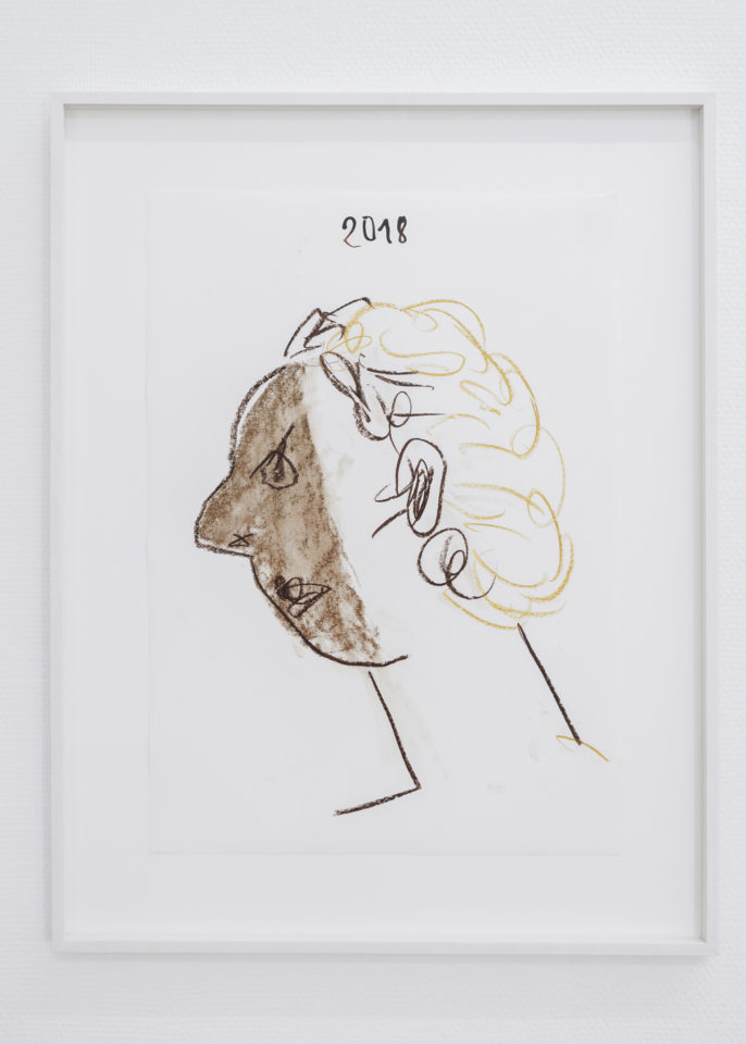 17 Josef Zekoff Pastel:Ink on paper, framed 53 x 37,5 cm
