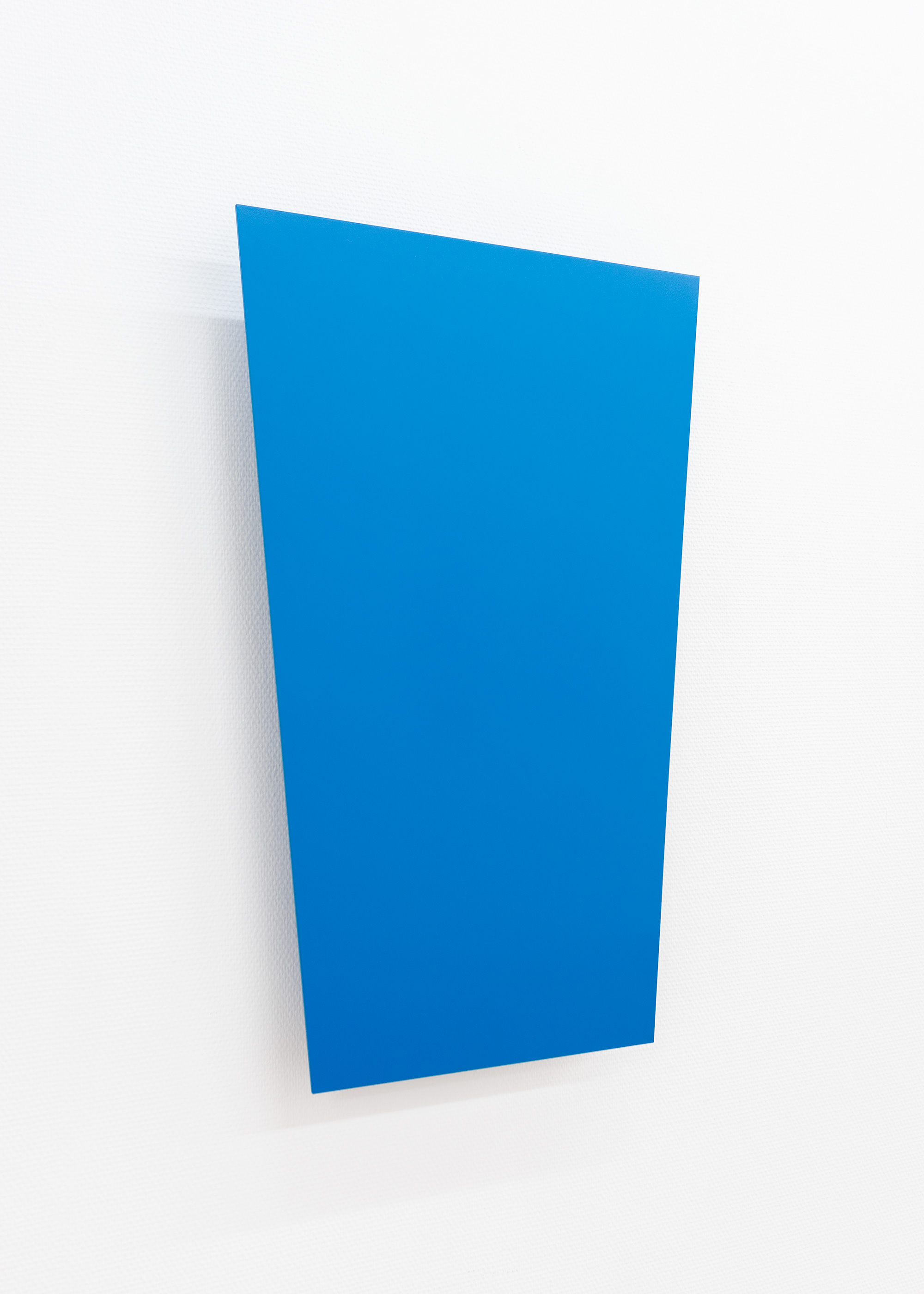 Madeleine Boschan Five forms (gently and imperishably) I 2019 coated alumium 90 x 57 x 8,5 cm unique