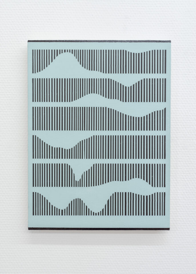 9 untiteled stringpainting 11 _40 x 30 cm_acrylic on canvas_2019 Frank Moll