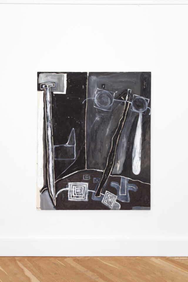 Wolfgang Voegele 2. Pancakes turning, oil on canvas, 170x140 cm, 2019