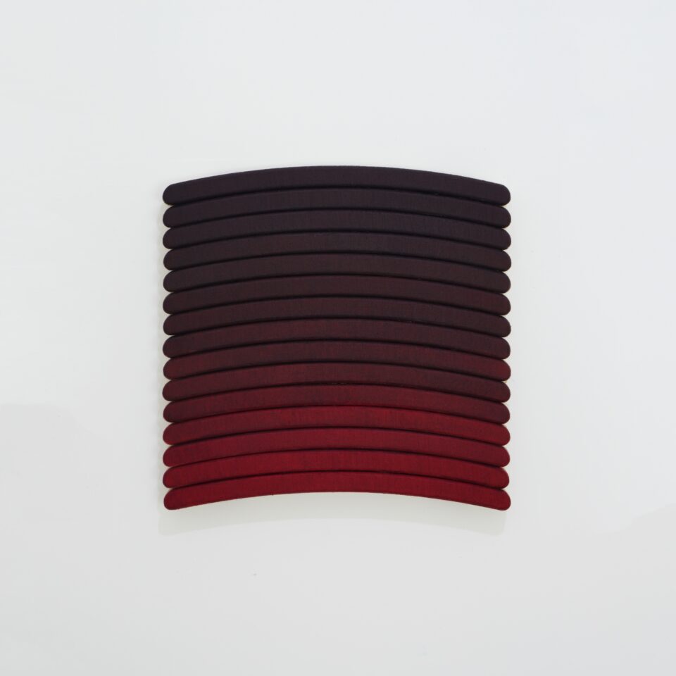 3 Luke Diiorio - Untitled, 2019, Oil on linen over shaped panel. 19 x 19 inches, - 48,3 x 48.3 CM