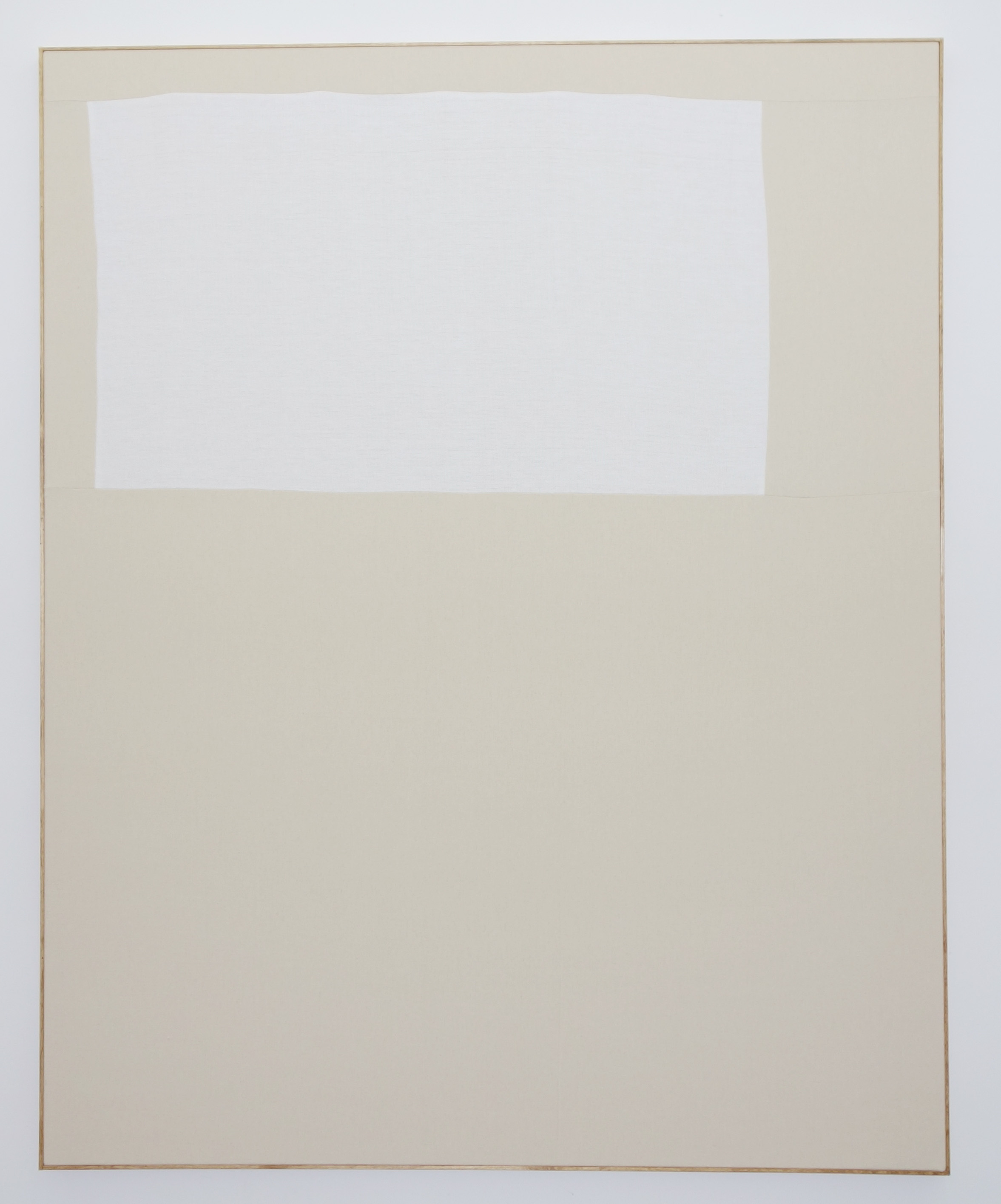 Ethan Cook - Untitled, 2017
Hand woven cotton canvas, and canvas in artist's frame - 70x56 Inch. Not For Sale - Private Collection