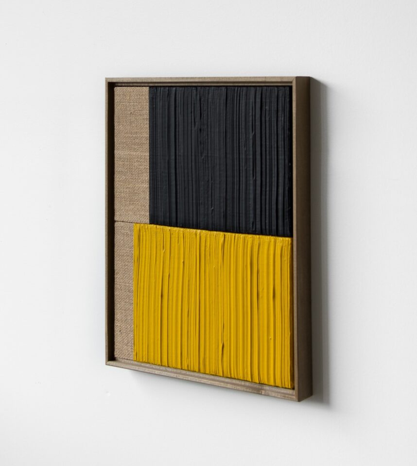 14 Johnny Abrahams Black Yellow 13x17 inches incl frame