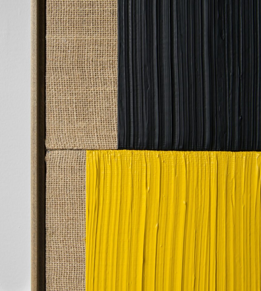15 Johnny Abrahams Black Yellow 13x17 inches incl frame