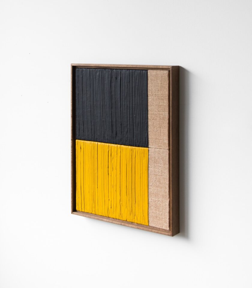 4 Johnny Abrahams YellowBlack 13x17 inches incl frame