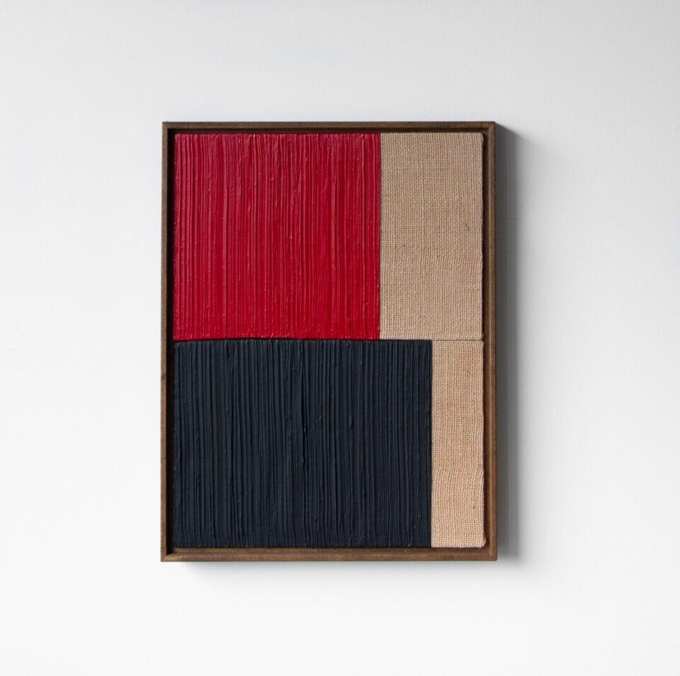 5 Johnny Abrahams RedBlack 13x17 inches incl frame