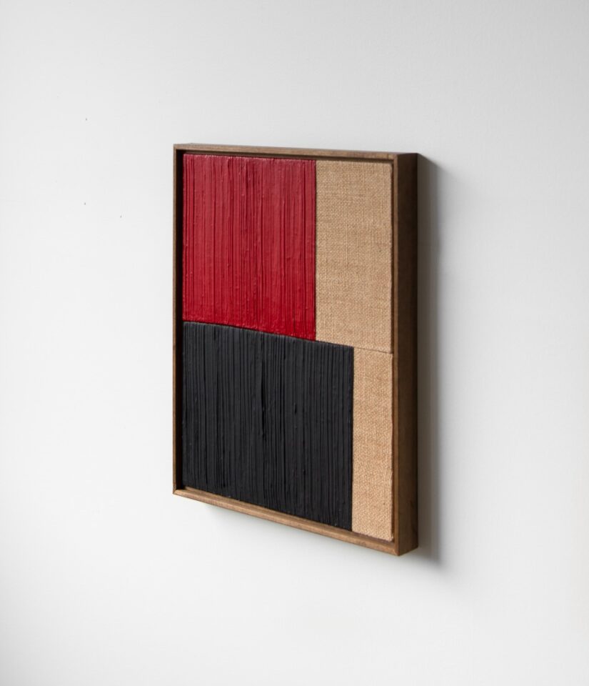 6 Johnny Abrahams RedBlack 13x17 inches incl frame