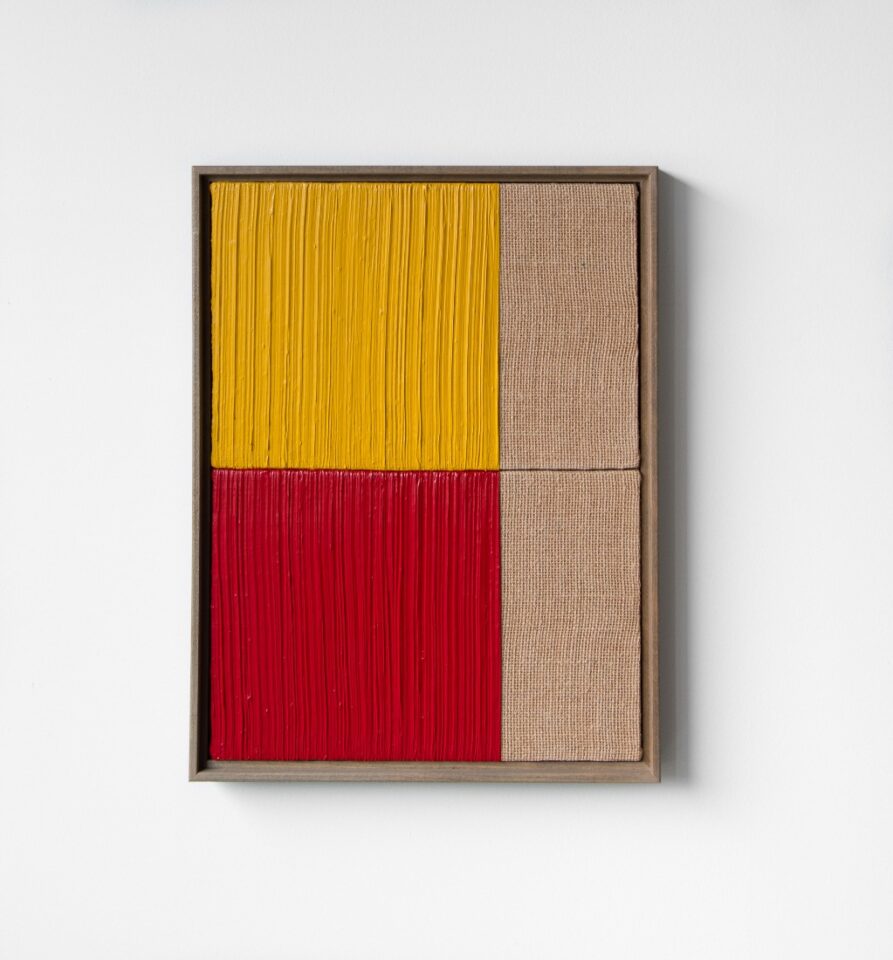 9 Johnny Abrahams YellowRed 13x17 inches incl frame