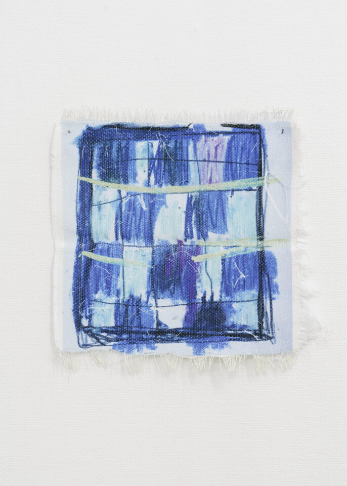 9 Marie Hazard_ « nuit végétale »_Hand woven in paper_ polyester and digital print_2020_50x49cm