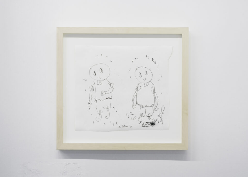1 Andre Butzer. Untitled. 2020. Pencil on Paper 47X55 cm. ex. frame