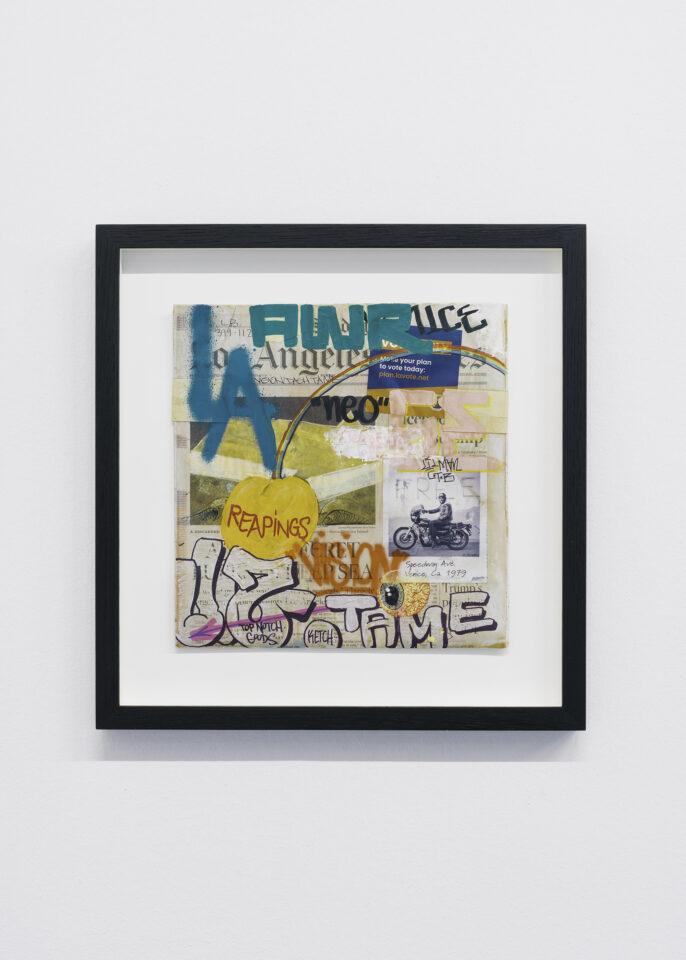 8 Jayme Burtis - “Peach”. 2020. - 29.21 cm X 27.94 cm. Ex frame