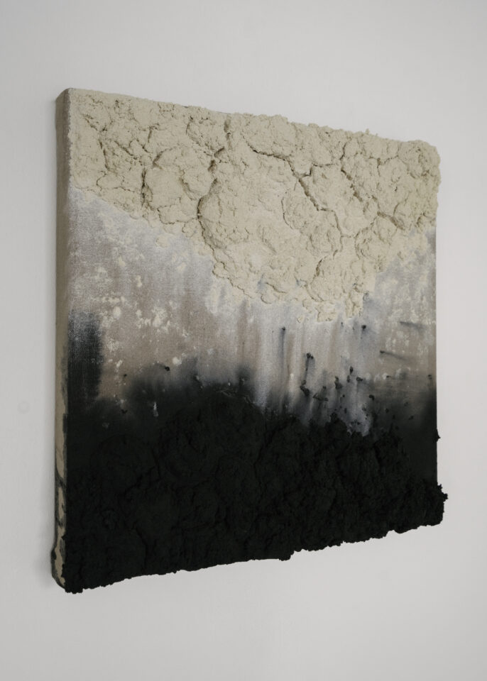 Bosco Sodi – BS 2674 – Untitled, 2018 mixed media on linen – 50x50cm