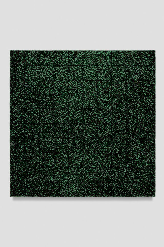 Brooklin A. Soumahoro - 2021 - « Untitled (Energy Field painting) » 40 x 40 inches / Oil on linen