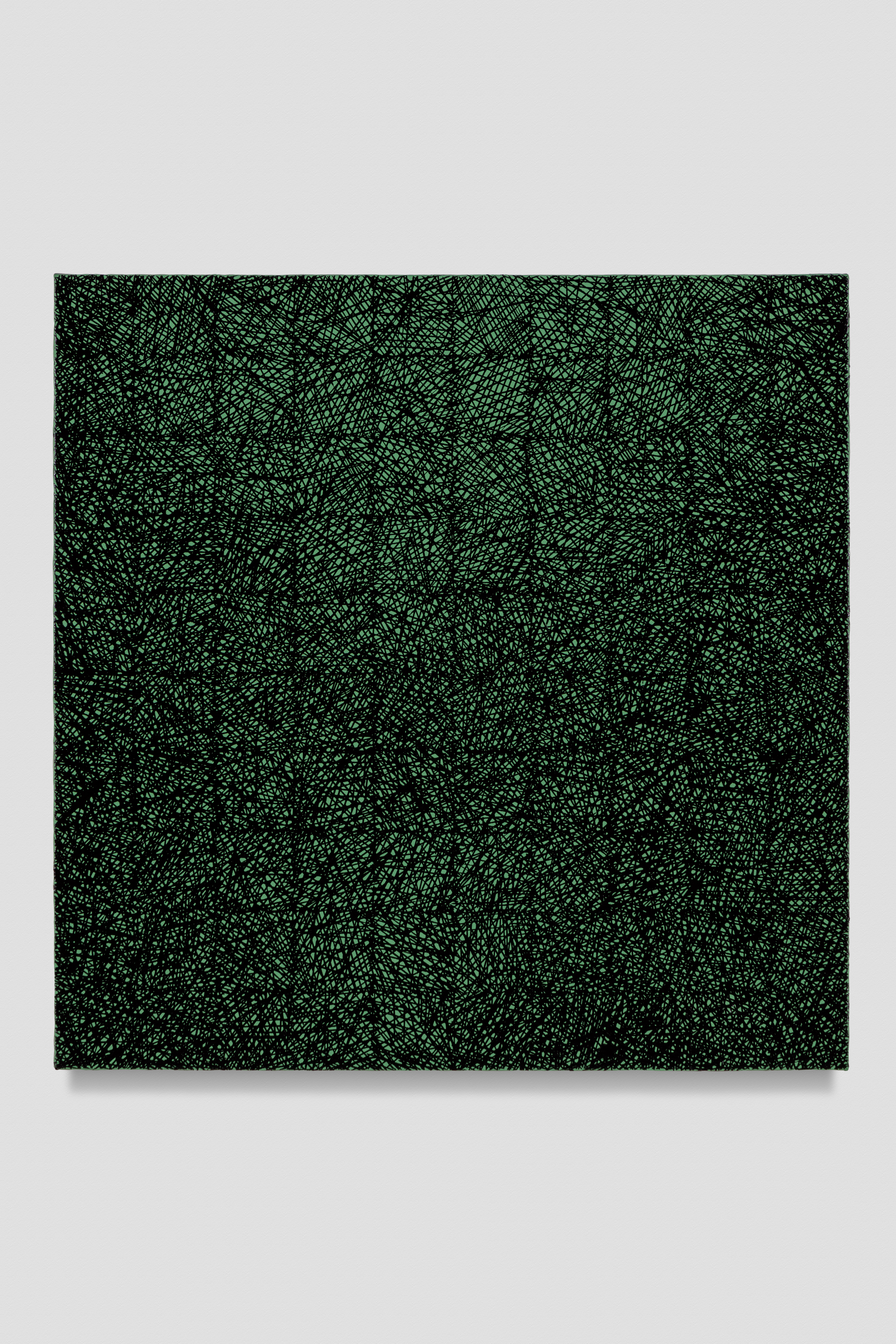 Brooklin A. Soumahoro - 2021 - « Untitled (Energy Field painting) » 40 x 40 inches / Oil on linen