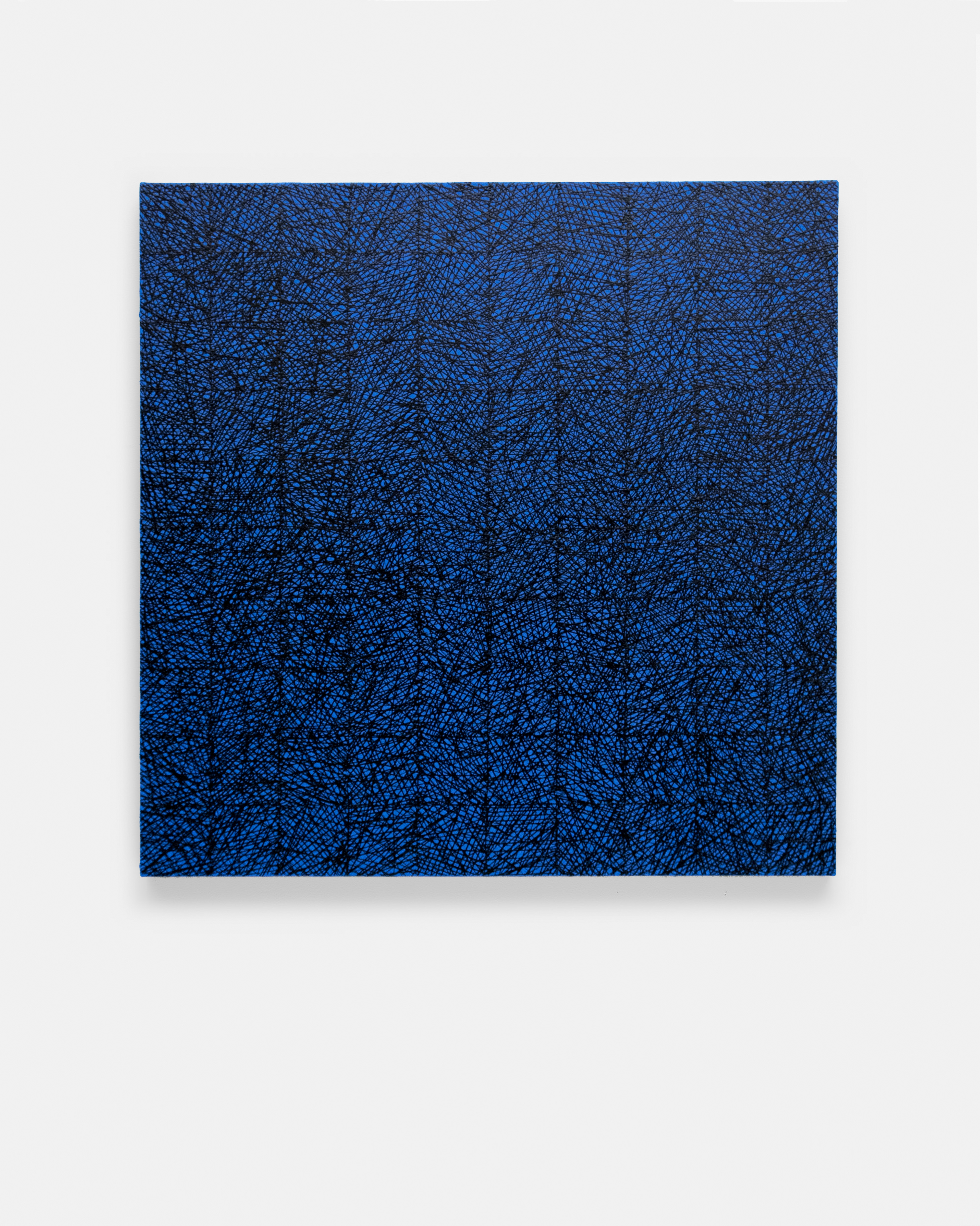 2. Brooklin A. Soumahoro - 2021 - « Untitled (Energy Field painting) » 40 x 40 inches / Oil on linen