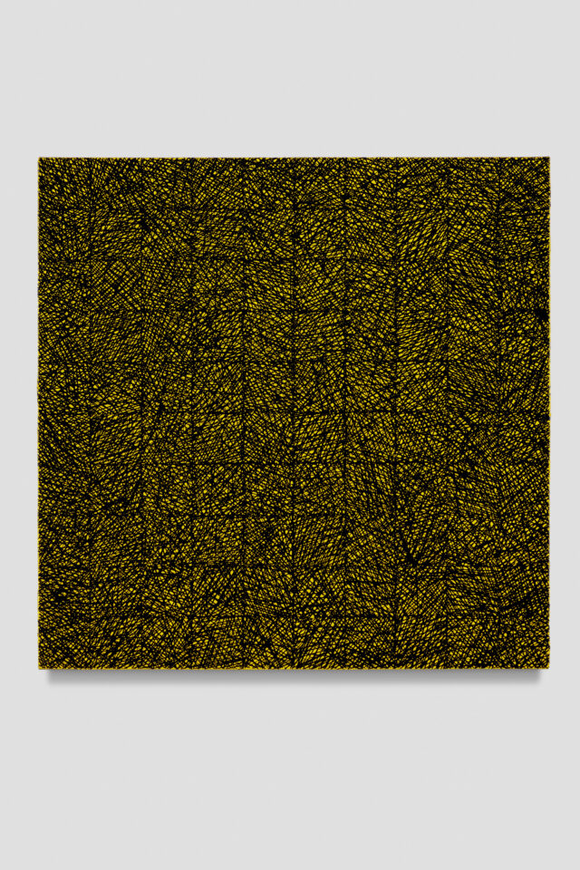 3. Brooklin A. Soumahoro - 2021 - « Untitled (Energy Field painting) » 40 x 40 inches / Oil on linen