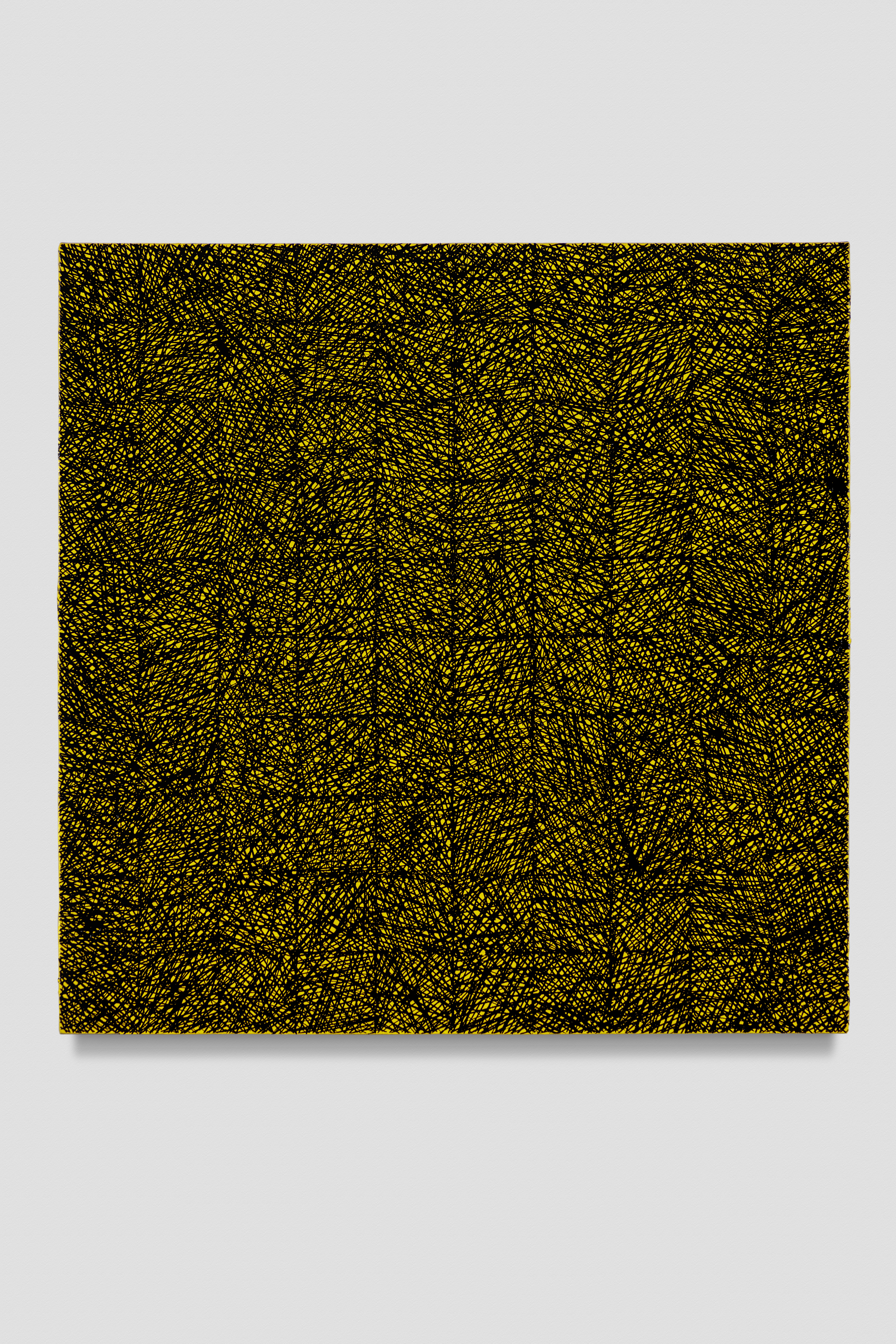 3. Brooklin A. Soumahoro - 2021 - « Untitled (Energy Field painting) » 40 x 40 inches / Oil on linen