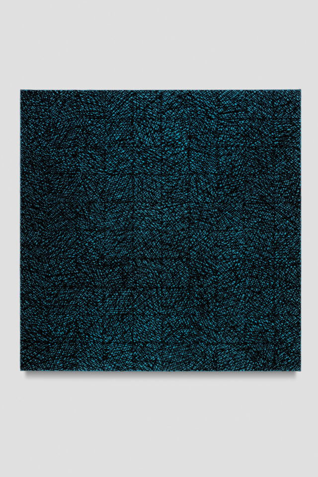 4. Brooklin A. Soumahoro - 2021 - « Untitled (Energy Field painting) » 40 x 40 inches / Oil on linen