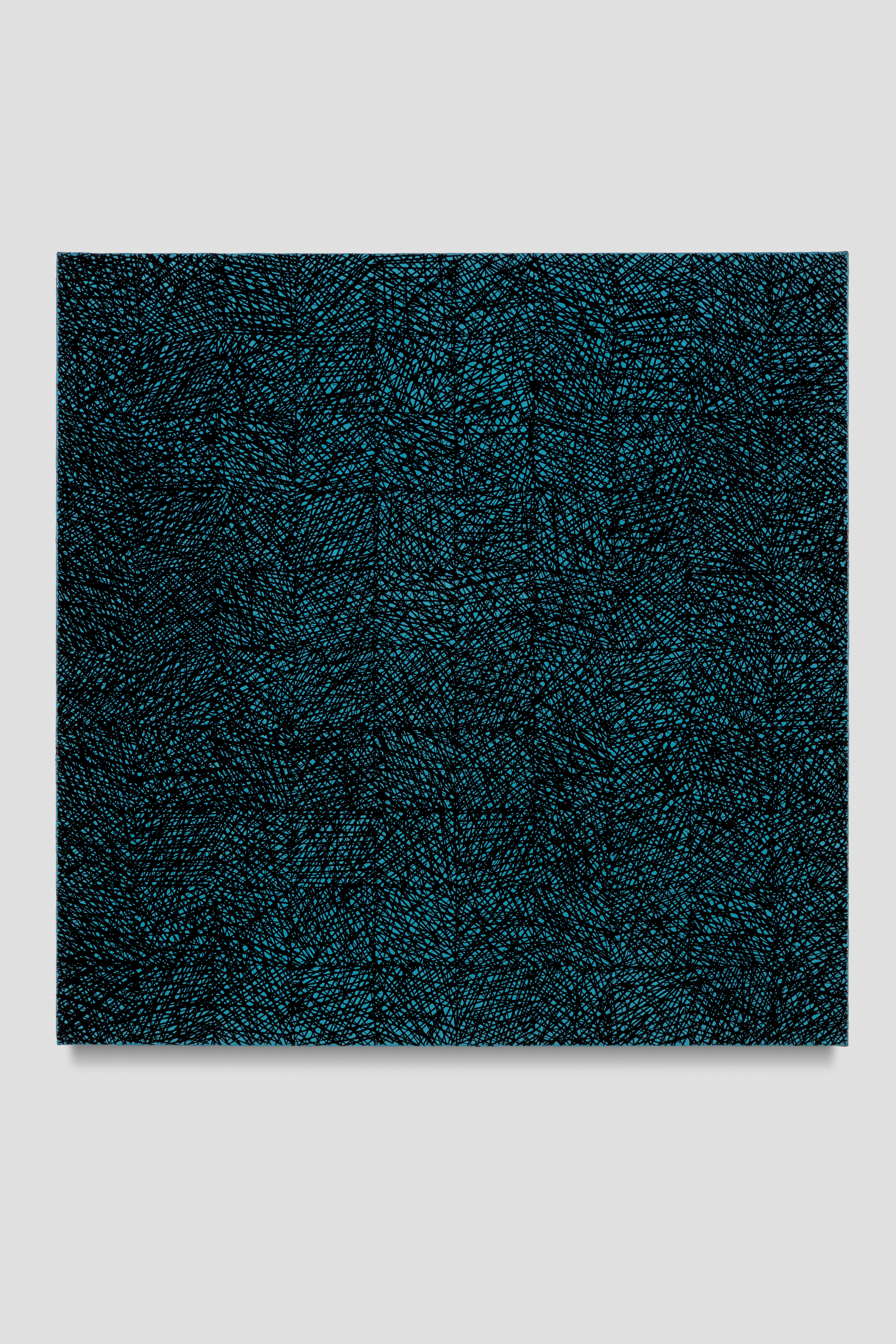 4. Brooklin A. Soumahoro - 2021 - « Untitled (Energy Field painting) » 40 x 40 inches / Oil on linen
