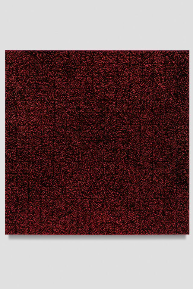 5. Brooklin A. Soumahoro - 2021 - « Untitled (Energy Field painting) » 60 x 60 inches / Oil on linen