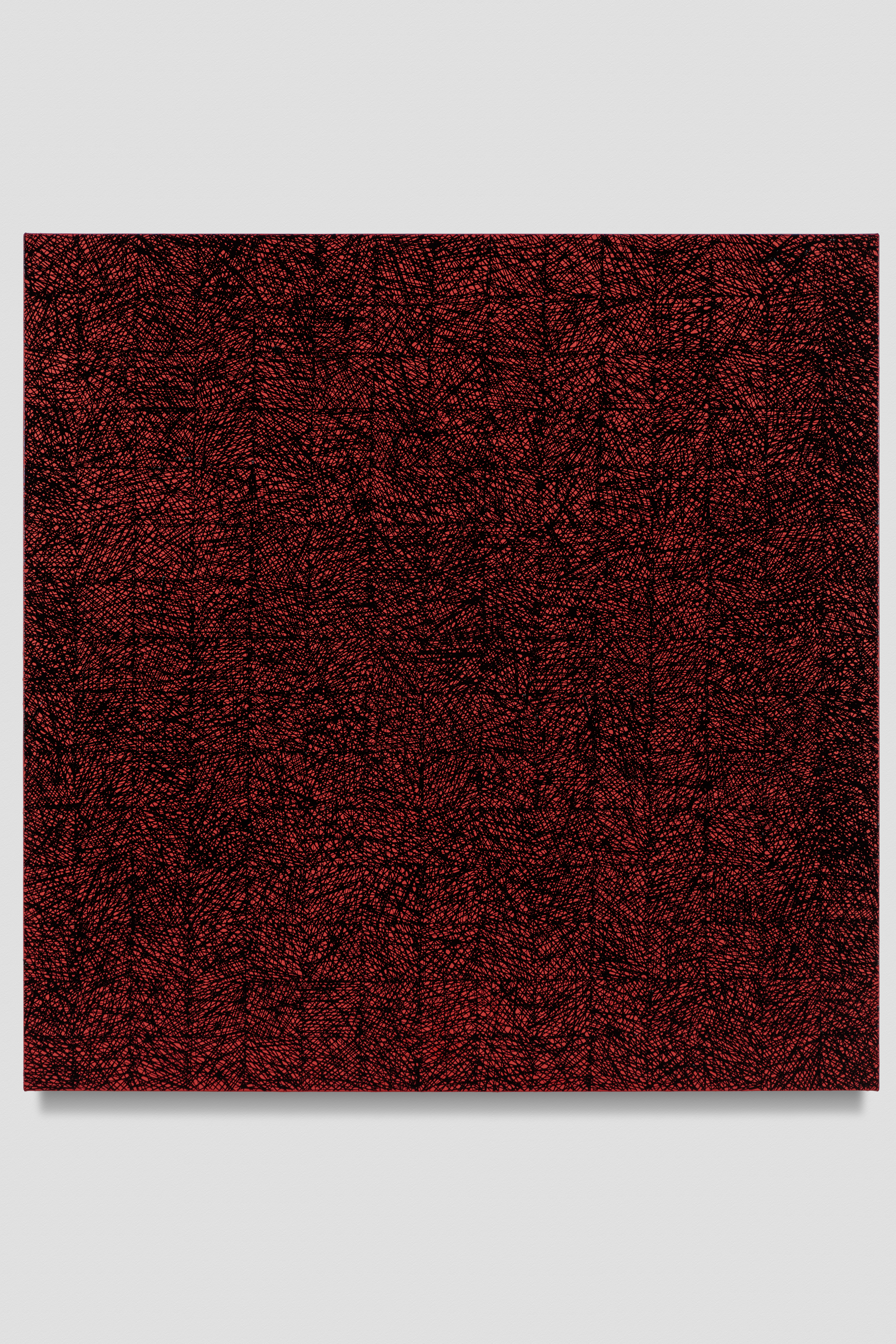 5. Brooklin A. Soumahoro - 2021 - « Untitled (Energy Field painting) » 60 x 60 inches / Oil on linen