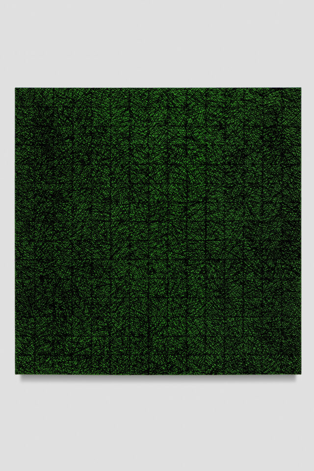 6. Brooklin A. Soumahoro - 2021 - « Untitled (Energy Field painting) » 60 x 60 inches / Oil on linen