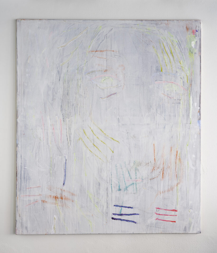 1. Stefan Müller The next 80s revival will freeze the world, 2021 _ 180h x 155w cm