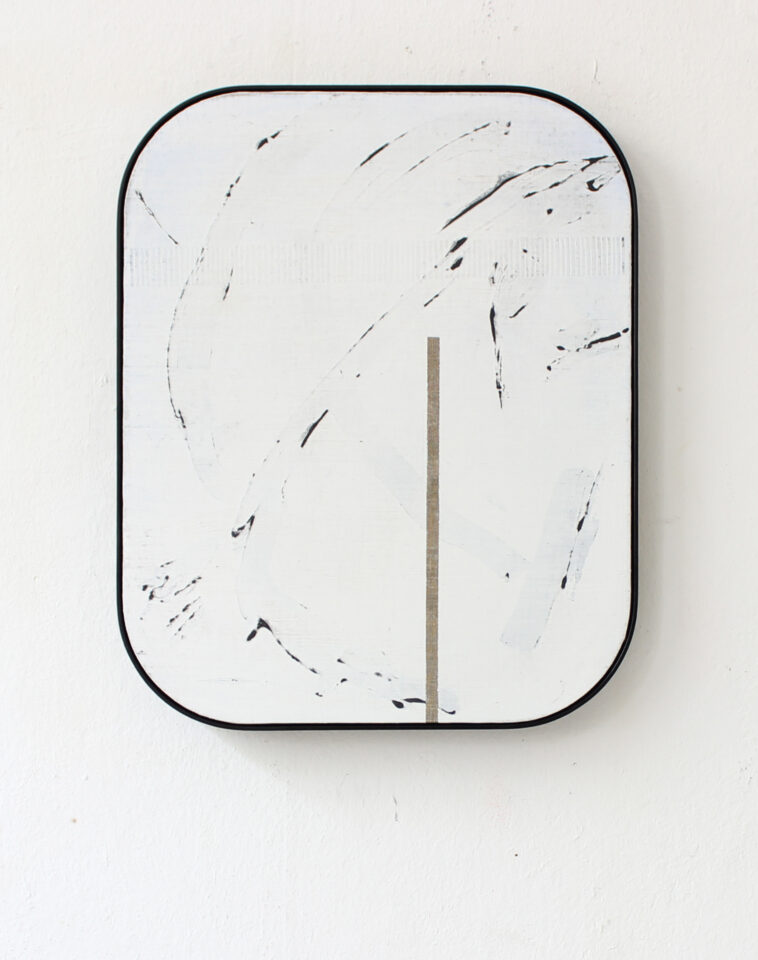 Frank Moll Abglanz (Freitag) 2021 51 cm x 41 cm acrylic on canvas, artist frame