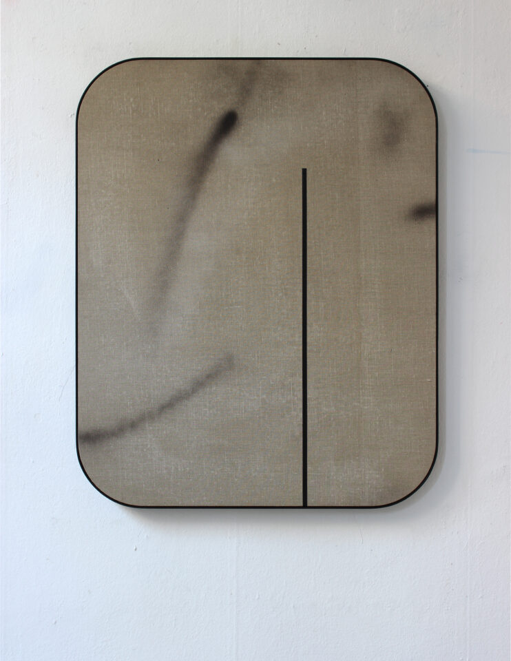 Frank Moll Abglanz (Samstag) 101 x 81 Acrylic on canvas, artist frame, 2021