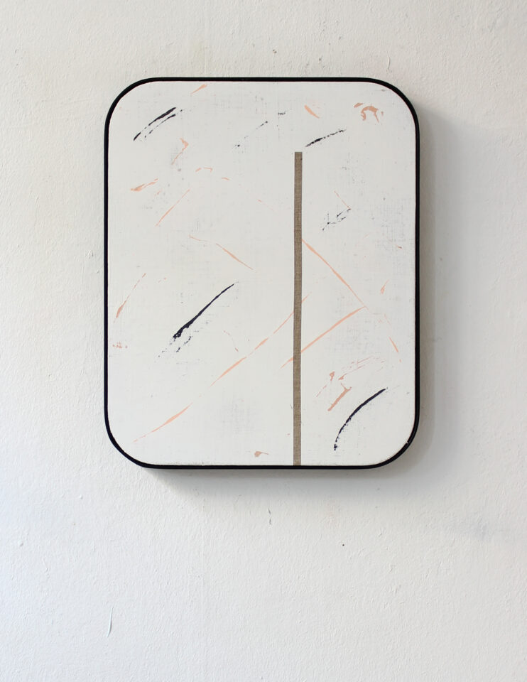 Frank Moll Abglanz (montag) 50 x 40 Acrylic on canvas, artist frame, 2021