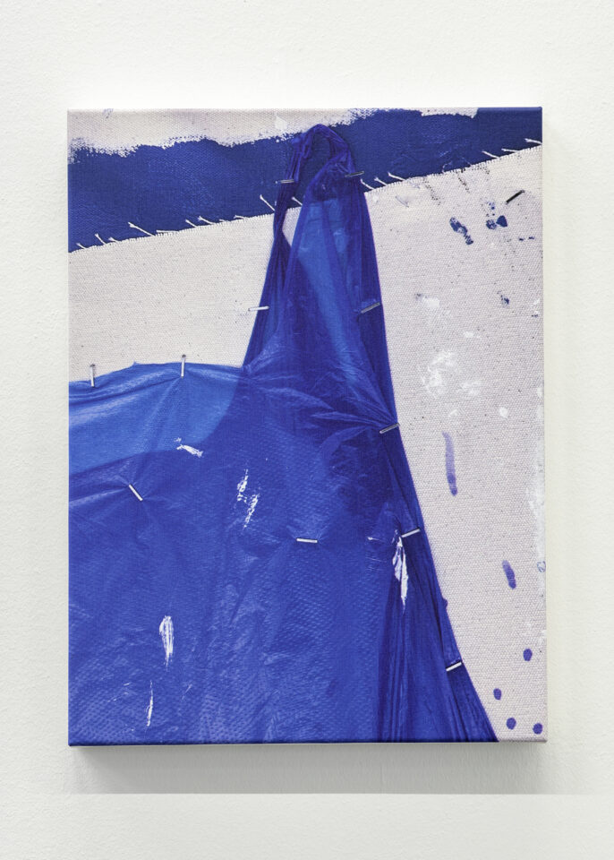 5. Richie Culver "Plastic bag" Latex and acrylic on canvas 50x40cm 2020