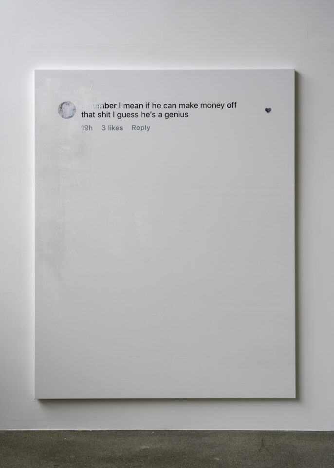 6. Richie Culver Genius Latex, gel, acrylic on canvas 204x162cm 2021