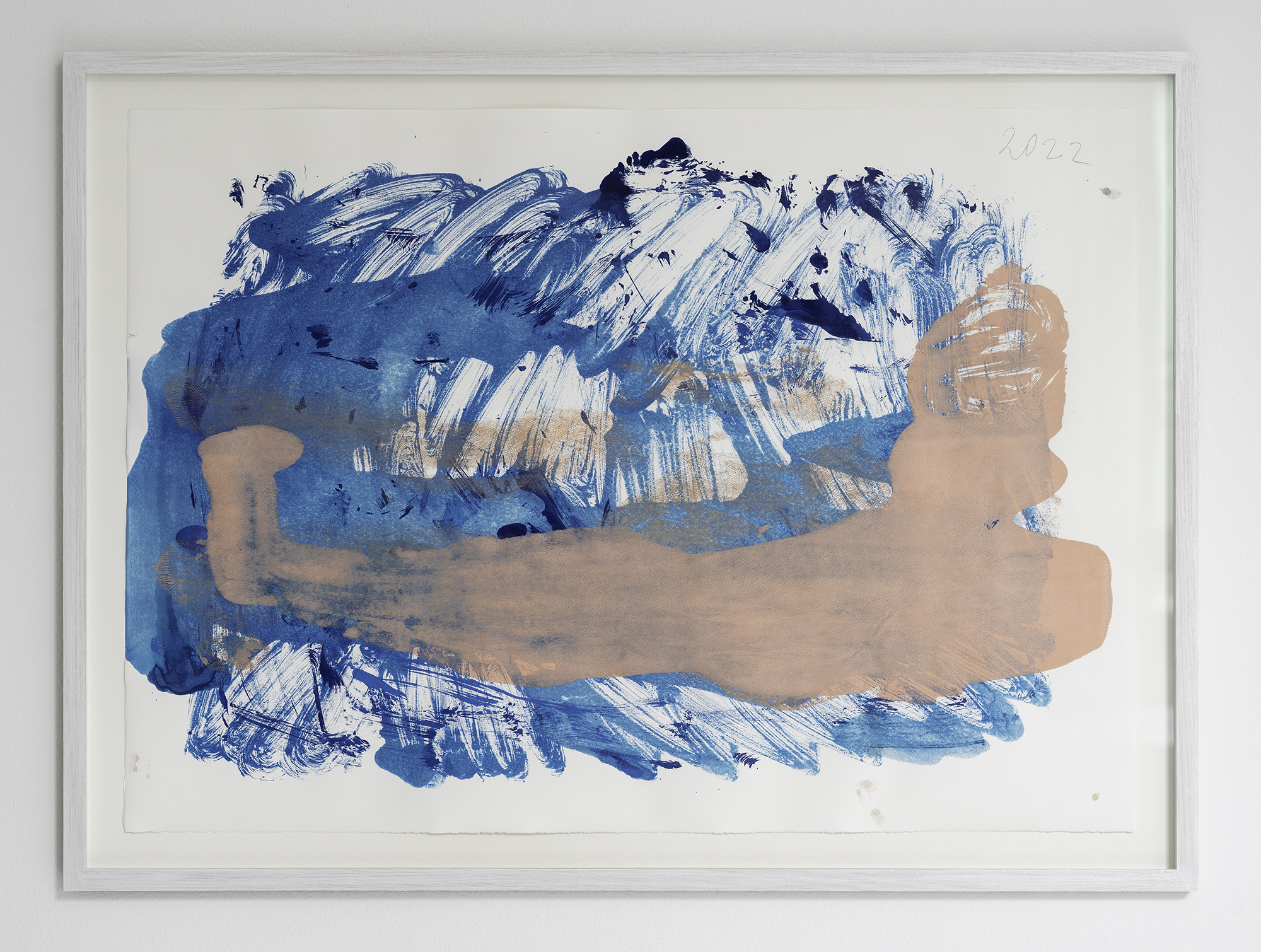 Position 2 „Ohne Titel“, Josef Zekoff Acryl auf Papier Zerkall Alt Bern, 150g ca. 49,5 x 69 cm Monotypie