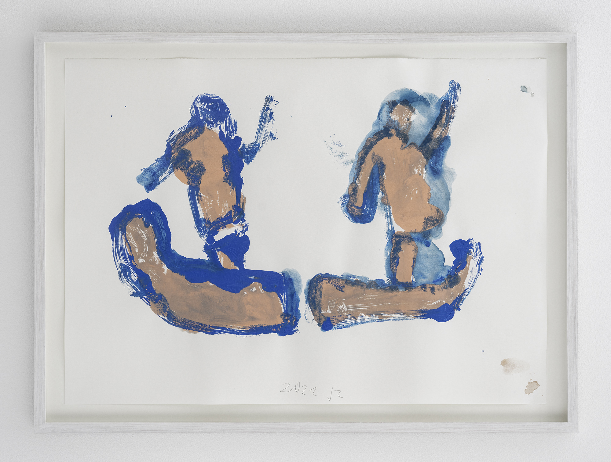 Position 3 „Ohne Titel“, Josef Zekoff Acryl auf Papier Zerkall Alt Bern, 150g ca. 49,5 x 69 cm Monotypie