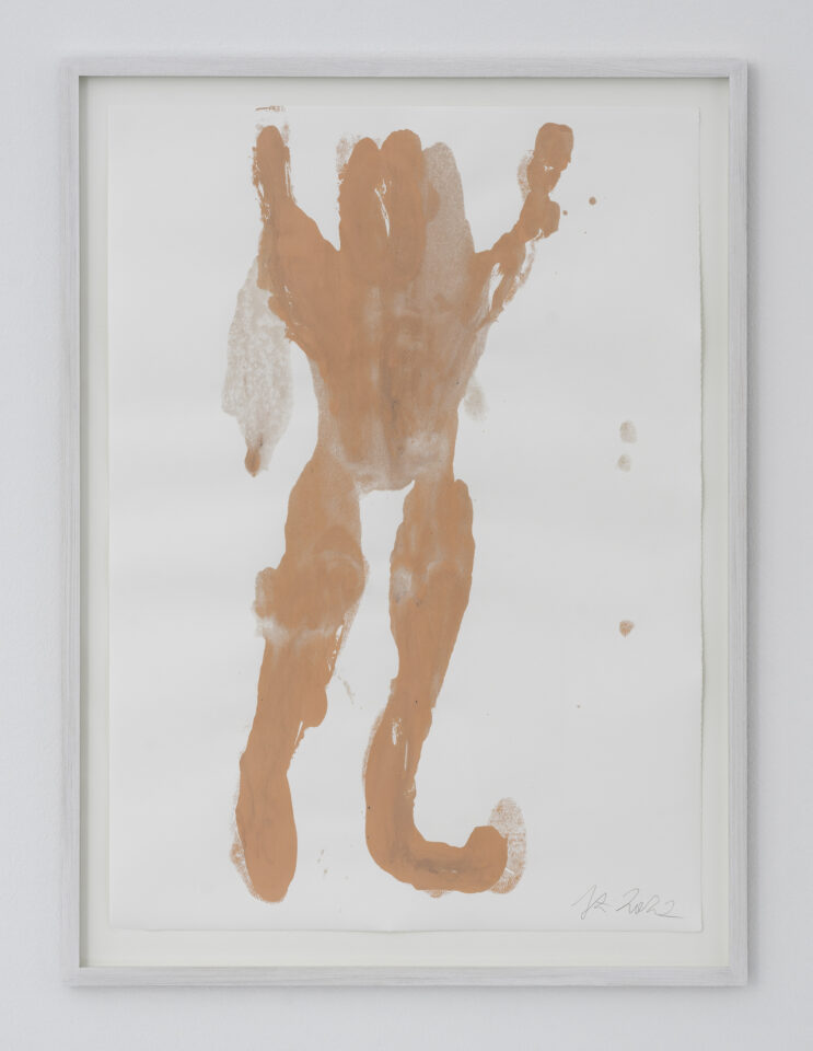 Position 4 „Ohne Titel“, Josef Zekoff Acryl auf Papier Zerkall Alt Bern, 150g ca. 69 x 49,5 cm Monotypie