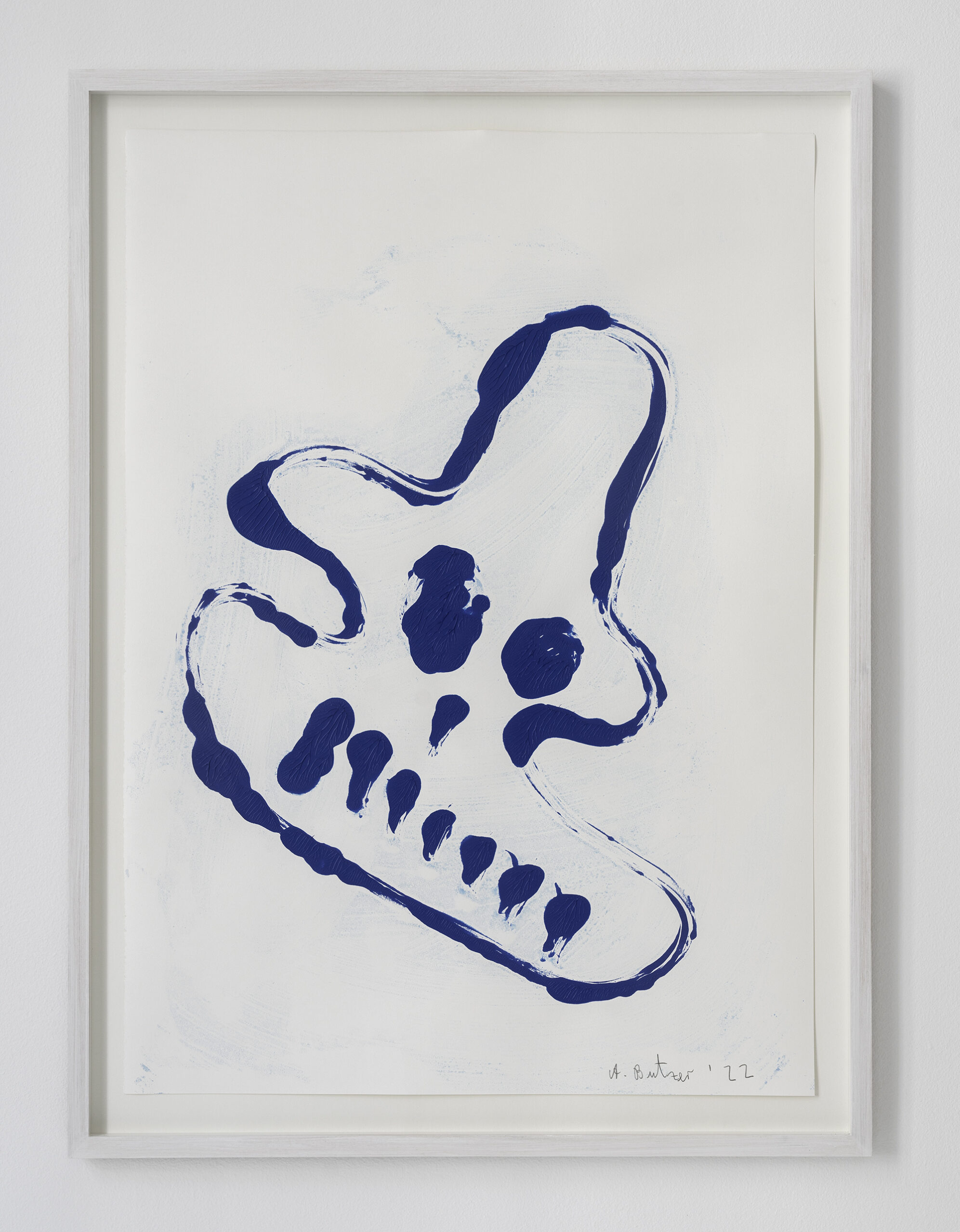 ANDRÉ BUTZER UNTITLED, 2022 MONOTYPE ON ZERKALL ALT BERN 150 G ARTIST PRINT 69,3 CM X 49,5 / 27.2 × 19.4 IN. UNIQUE