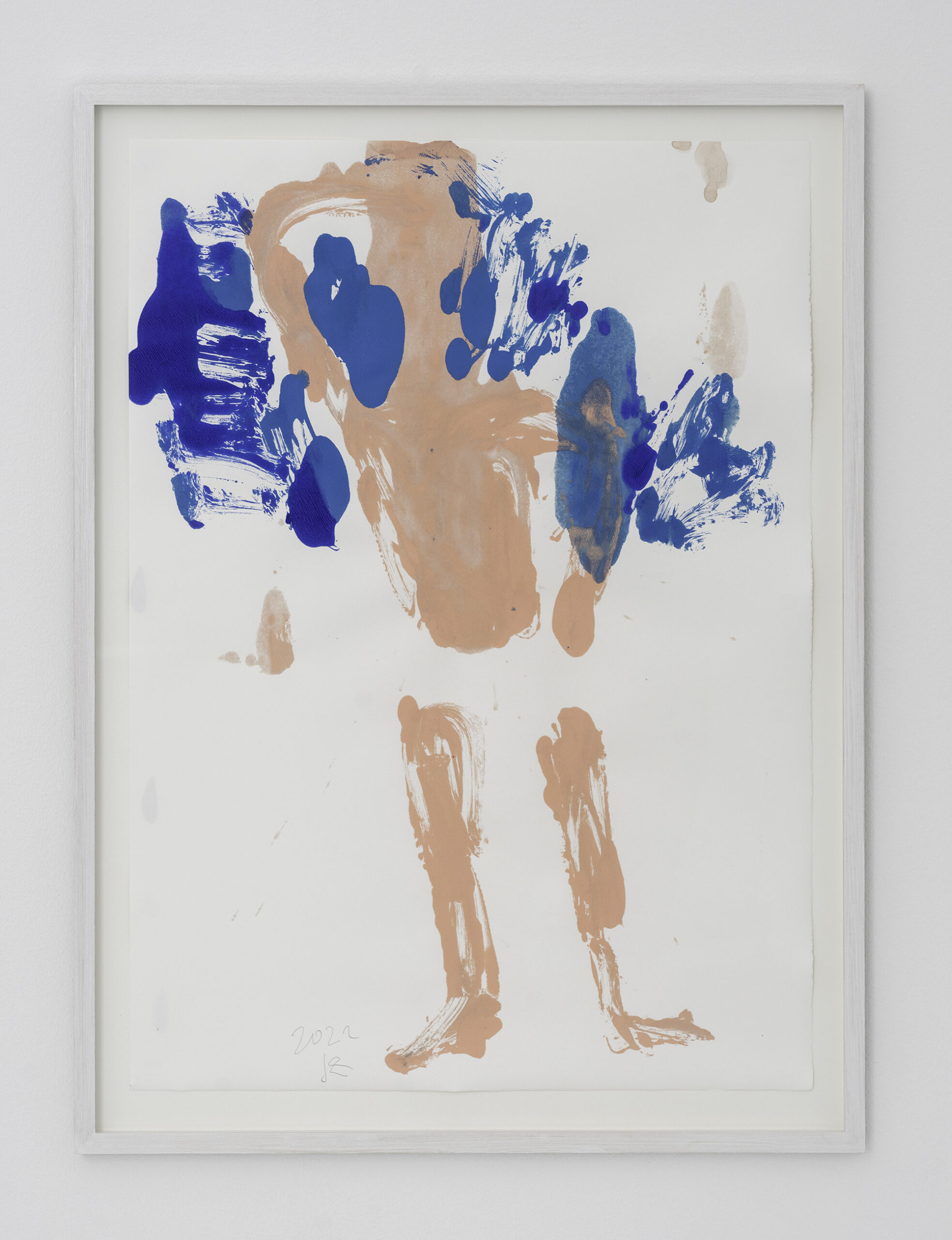 Position 7 „Ohne Titel“, Josef Zekoff Acryl auf Papier Zerkall Alt Bern, 150g ca. 69 x 49,5 cm Monotypie