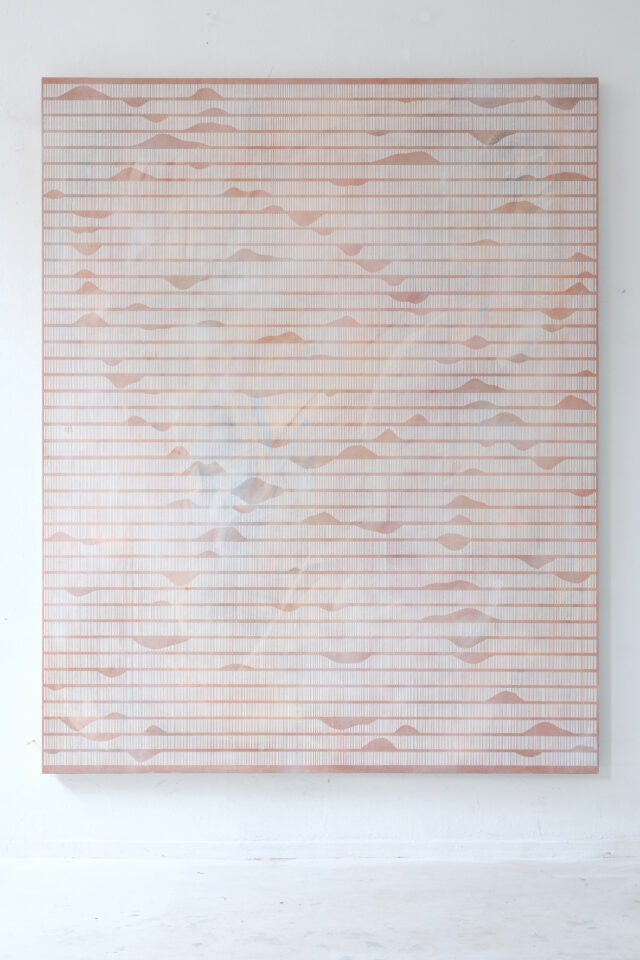 3. Frank Moll untitled (SP) brown, 2023, Acrylic on canvas, 200 x 160 cm.