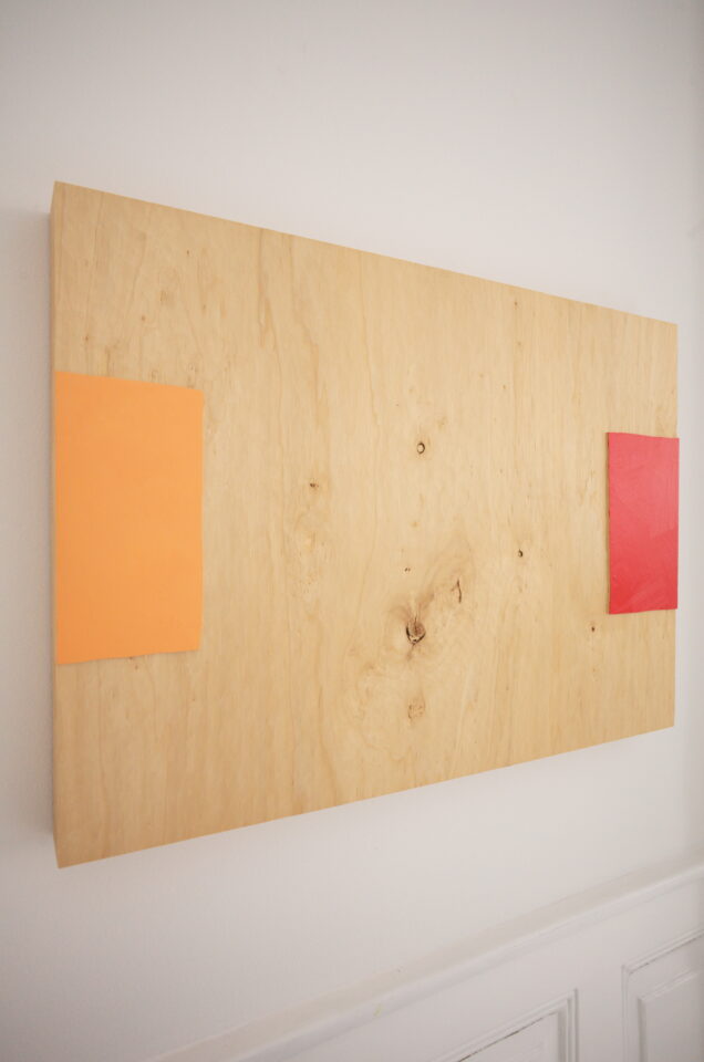 Martin Noël Otto #115 - 2005  Acryl, Lack auf Holz - 60 x 84 x 7 cm. References: MN Treffen mit Otto Freundlich Hölzer und Postkarten; Museum Pfalzgalerie Kaiserslautern S. 20 + S. 27