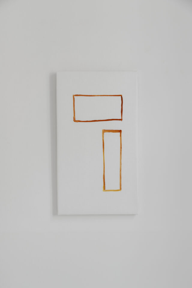 1897. André Butzer Ohne Titel / Untitled, 2023 Acryl auf Leinwand / Acrylic on Canvas 37,4 × 66,4 cm / 14.7 × 26.1 in.